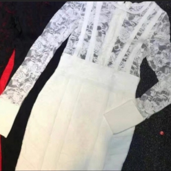 Lace Top Bandage Dress - Picture 3 of 3